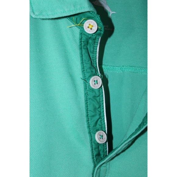Tommy Bahama Men's Medium Green Short Sleeve Polo Shirt - Picture 5 of 9